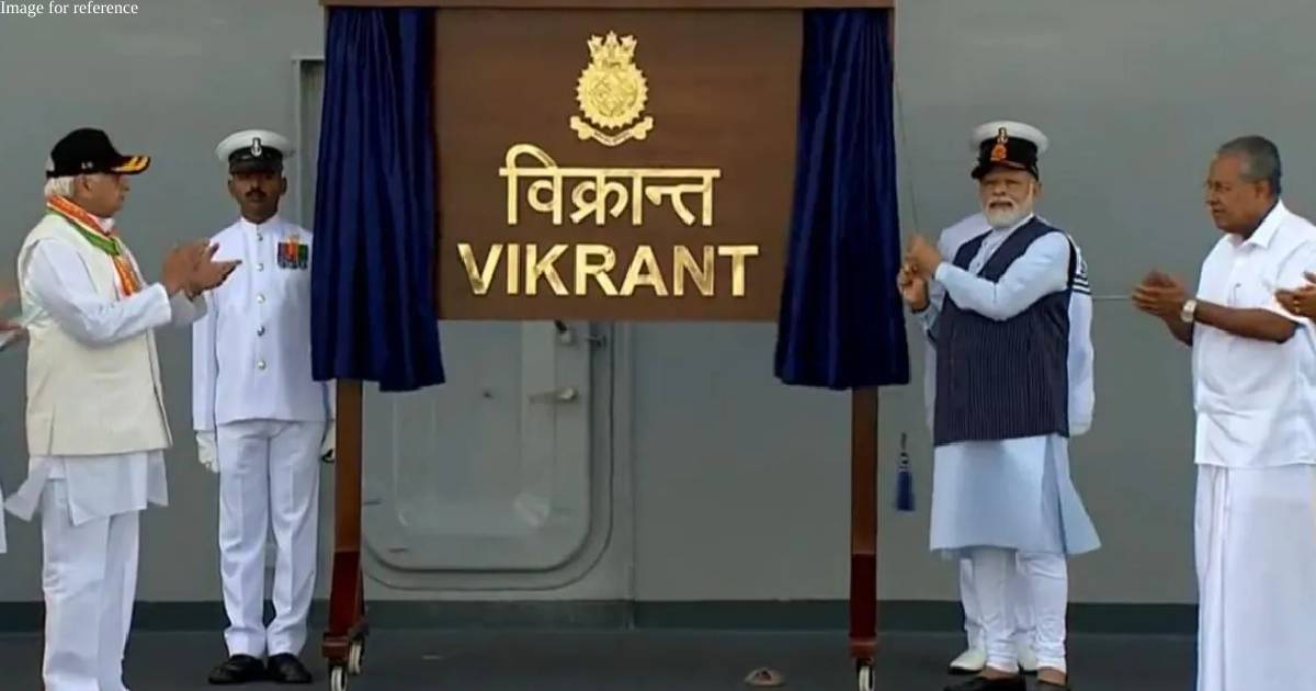 INS Vikrant has capacity of 2 football grounds; cables used can cover Kochi to Kashi: PM Modi